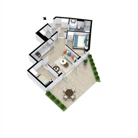 Apartment Moderne Solrik - Gratis Lading/sentralt